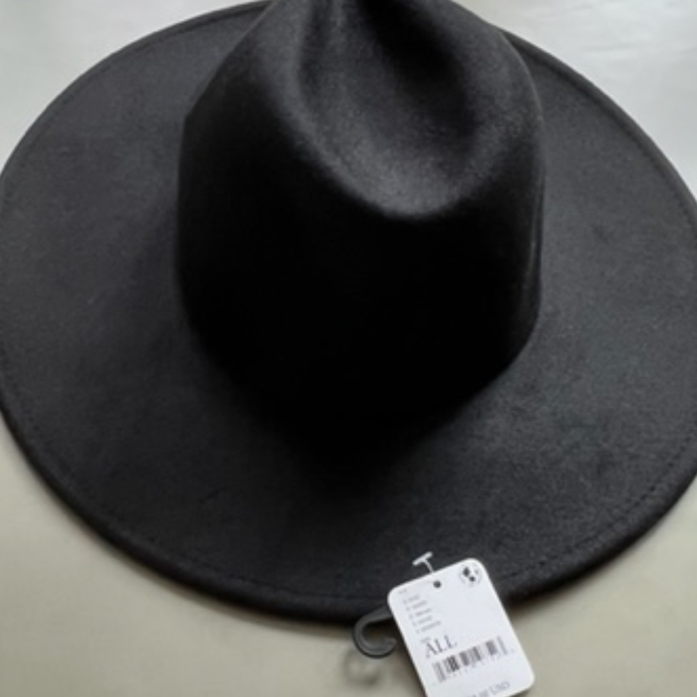 Free People Clean State Felt Hat Western Hat  Black TOP RATED